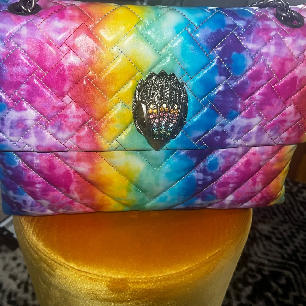 Multicolor Quilted Women's Bag